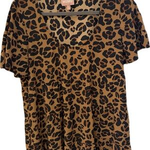 Show Me Your Mumu Vakkey Mini Dress – Leopard Print – Made in USA